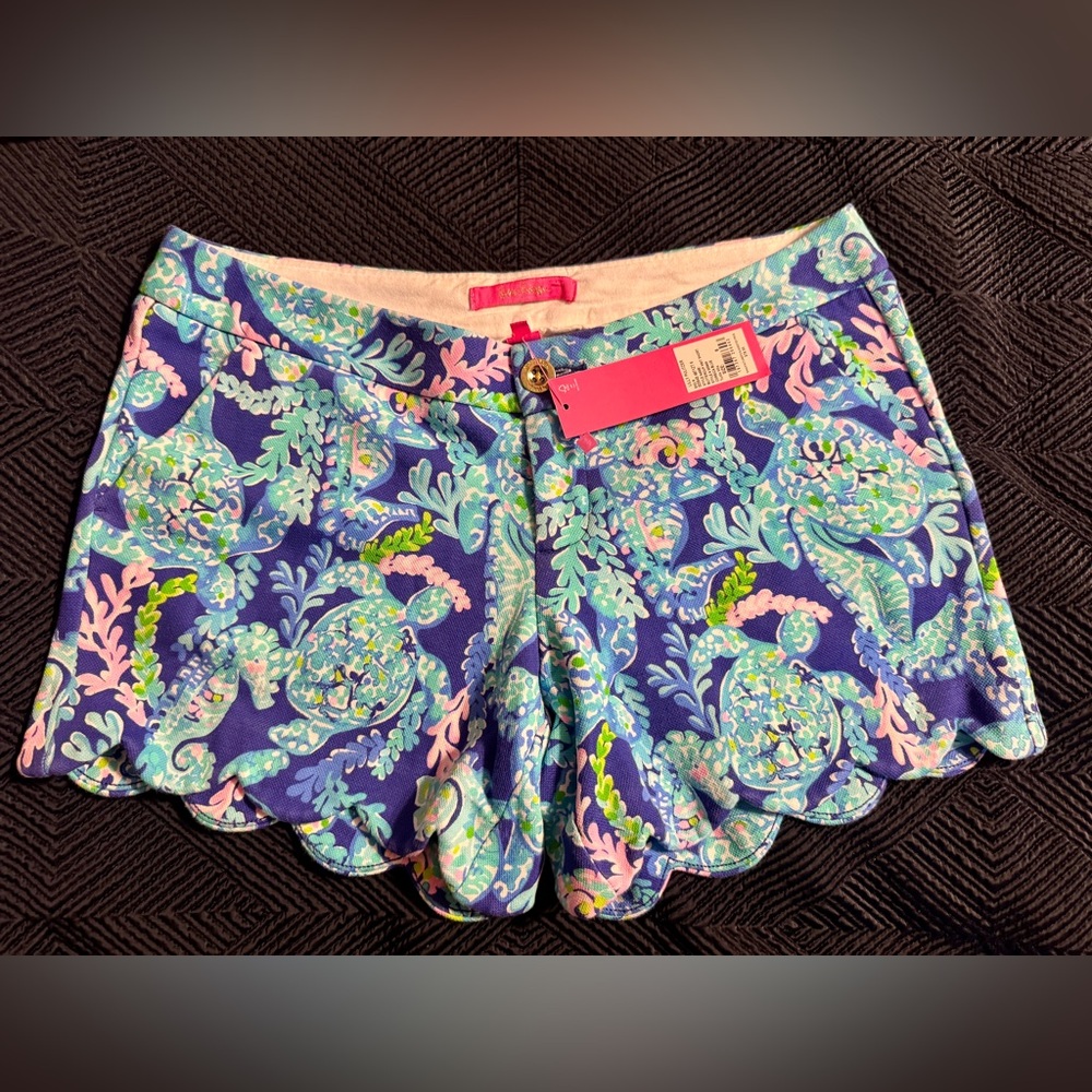 NWT Lilly Pulitzer Sz 6 Buttercup Knit Short